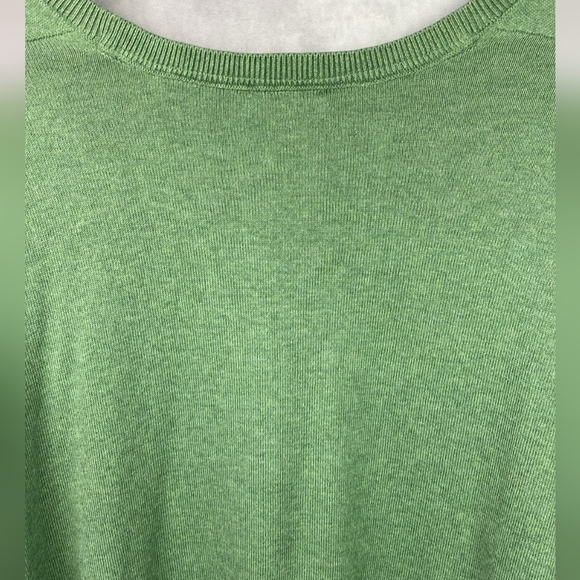 J Jill Sweater Womens Large Seafoam Green Wool Silk Blend Boxy Oversized Size XL - Picture 4 of 5